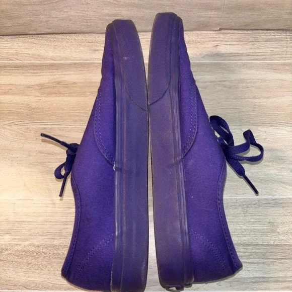 Purple Canvas Men's Shoes - Picture 7 of 9